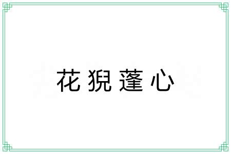 花猊蓬心